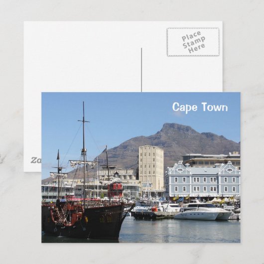 Kaapstad V&A Waterfront, Zuid-Afrika Briefkaart (Voorkant / Achterkant)
