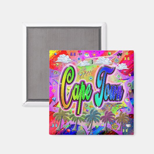 Kaapstad Vista Express magneet (Voorkant / Achterkant)