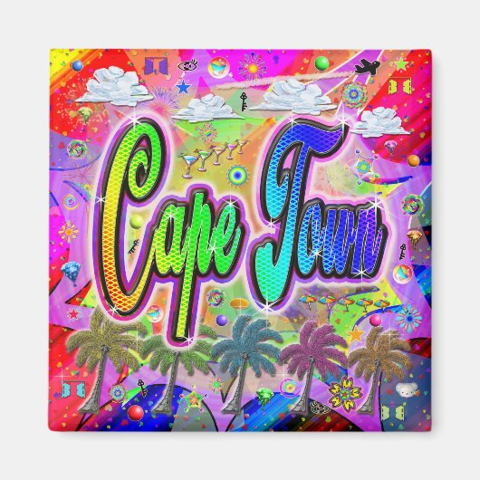 Kaapstad Vista Express magneet (Voorkant)