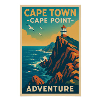 Kaapstad – waar Natuur spanning ontmoet Perfect Poster
