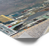 Kaapstad Waterfront Area Zuid-Afrika Poster (Hoek)