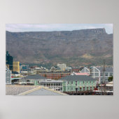 Kaapstad Waterfront Area Zuid-Afrika Poster (Voorkant)