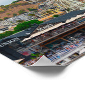 Kaapstad Waterfront Area Zuid-Afrika Poster (Hoek)