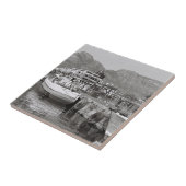 Kaapstad Waterfront Harbor Table Mountain Tegeltje (Zijkant)