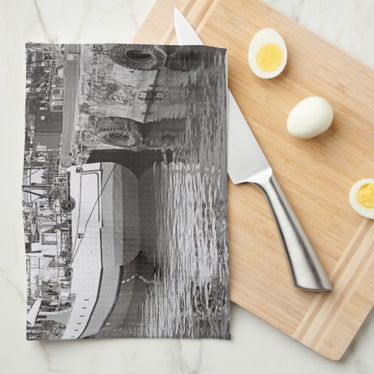 Kaapstad Waterfront Table Mountain Zuid-Afrika Theedoek (Quarter Fold)