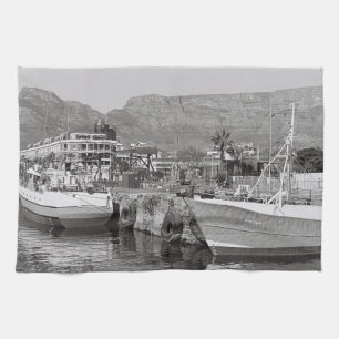 Kaapstad Waterfront Tafelberg Zuid-Afrika Theedoek