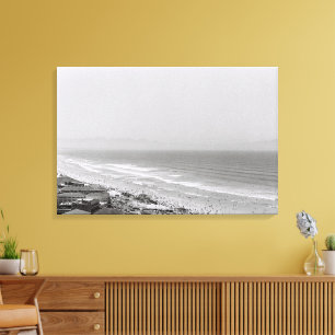 Kaapstad ZA Oceaan Kodak Film Stadsgezicht Canvas Afdruk