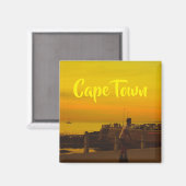 Kaapstad ZA Zee Point Promenade Sunset Magneet (Voorkant / Achterkant)
