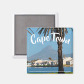 Kaapstad ZA Zuid-Afrika Lion's hoofd Magneet (Voorkant / Achterkant)