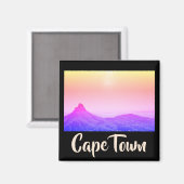 Kaapstad ZA Zuid-Afrika Lion's hoofd Magnet (Voorkant / Achterkant)