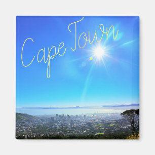 Kaapstad ZA Zuid-Afrika Oceaan Panorama Magnet
