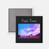 Kaapstad ZA Zuid-Afrika Oceaan Panorama Magnet (Voorkant / Achterkant)