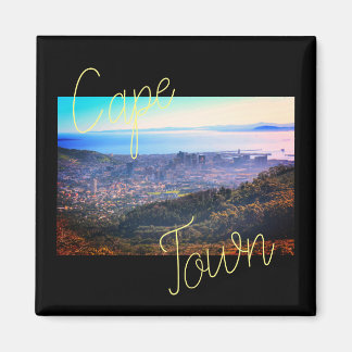 Kaapstad ZA Zuid-Afrika Oceaan Panorama Magnet