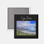 Kaapstad ZA Zuid-Afrika Oceaan Panorama Magnet (Voorkant / Achterkant)