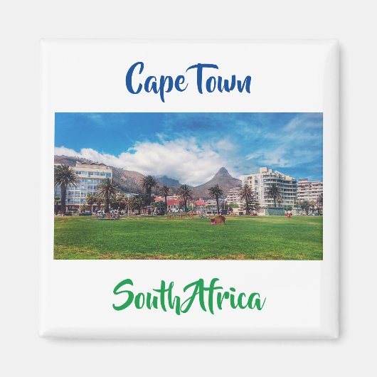 Kaapstad Zee Point Lion's Uitzicht Magneet (Voorkant)