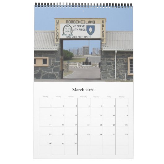 Kaapstad Zuid-Afrika 2025 Kalender (Mar 2026)