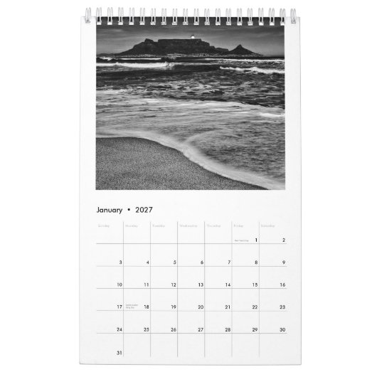 Kaapstad Zuid-Afrika Architectuurstad Kalender (Jan 2027)