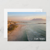 Kaapstad Zuid-Afrika - Beach Travel Foto Briefkaart (Voorkant / Achterkant)