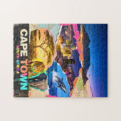 Kaapstad Zuid-Afrika Berg Zee Safari Collage Legpuzzel (Horizontaal)
