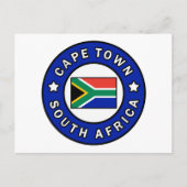 Kaapstad Zuid-Afrika Briefkaart (Voorkant)