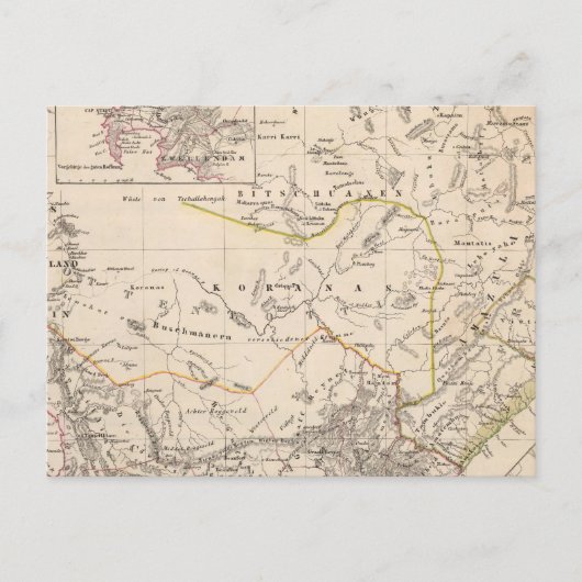 Kaapstad, Zuid-Afrika Briefkaart (Voorkant)