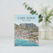 Kaapstad Zuid-Afrika Briefkaart (Staand voorkant)