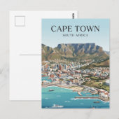 Kaapstad Zuid-Afrika Briefkaart (Voorkant / Achterkant)