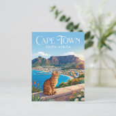 Kaapstad Zuid-Afrika Briefkaart (Staand voorkant)