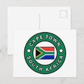 Kaapstad Zuid-Afrika Briefkaart (Voorkant / Achterkant)