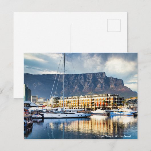 Kaapstad Zuid-Afrika Briefkaart (Voorkant / Achterkant)