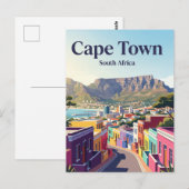 Kaapstad Zuid-Afrika Briefkaart (Voorkant / Achterkant)