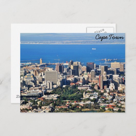 Kaapstad, Zuid-Afrika Briefkaart (Voorkant / Achterkant)