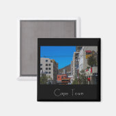 Kaapstad Zuid-Afrika Cityscape Magnet (Voorkant / Achterkant)