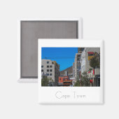 Kaapstad Zuid-Afrika Cityscape Magnet (Voorkant / Achterkant)