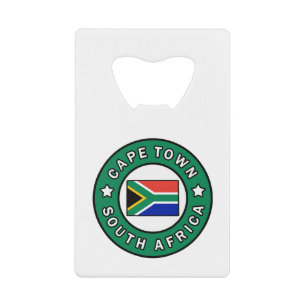 Kaapstad Zuid-Afrika Creditkaart Flessenopener