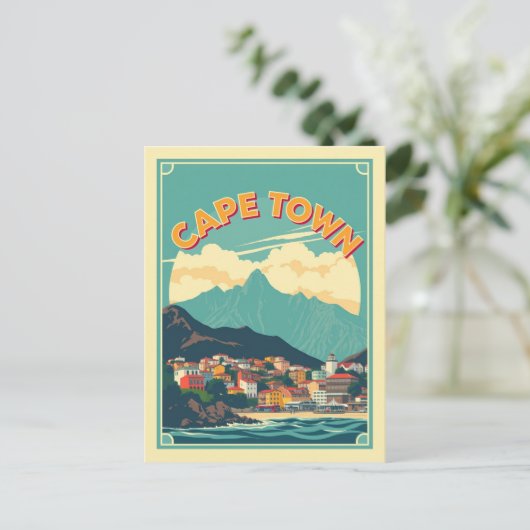 Kaapstad, Zuid-Afrika Culturele Patronen Reizen Briefkaart (Staand voorkant)