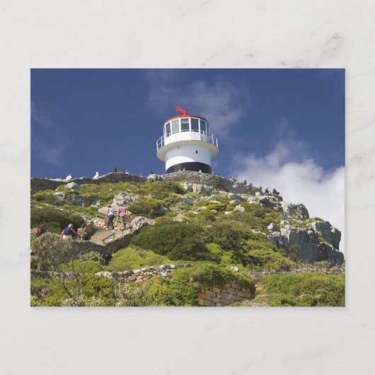 Kaapstad, Zuid-Afrika. Een vuurtoren op de Briefkaart (Voorkant)