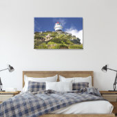 Kaapstad, Zuid-Afrika. Een vuurtoren op de Canvas Afdruk (Insitu (Slaapkamer))