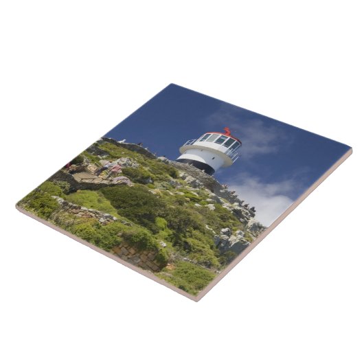 Kaapstad, Zuid-Afrika. Een vuurtoren op de Tegeltje (Zijkant)