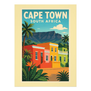Kaapstad, Zuid-Afrika Foto Afdruk