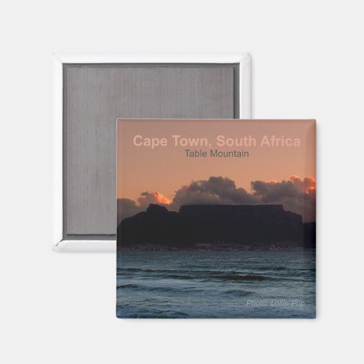 Kaapstad Zuid-Afrika Foto Souvenir Magneten (Voorkant / Achterkant)