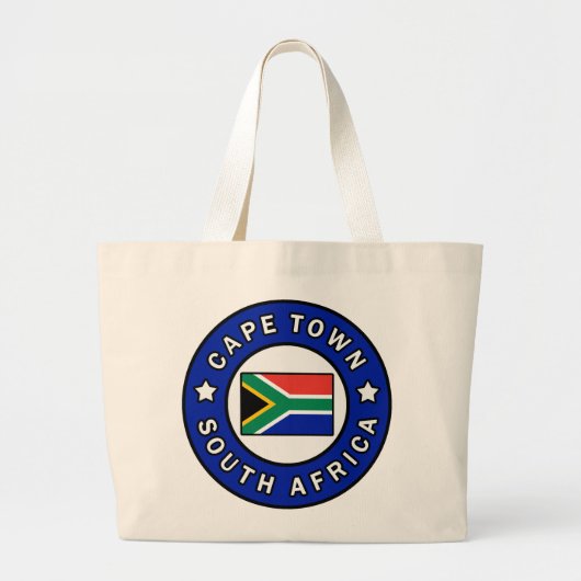 Kaapstad Zuid-Afrika Grote Tote Bag (Voorkant)