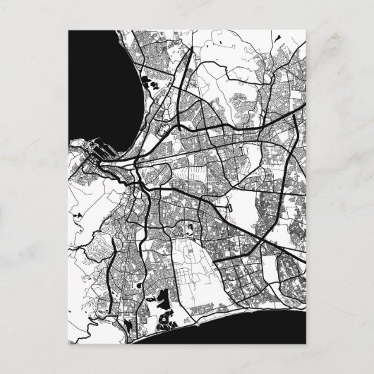 Kaapstad Zuid-Afrika Kaart (Voorkant)
