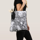 Kaapstad Zuid-Afrika Kaart Tote Bag (Dichtbij)