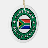 Kaapstad Zuid-Afrika Keramisch Ornament (Rechts)