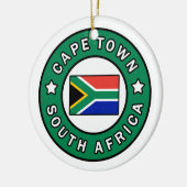 Kaapstad Zuid-Afrika Keramisch Ornament (Links)