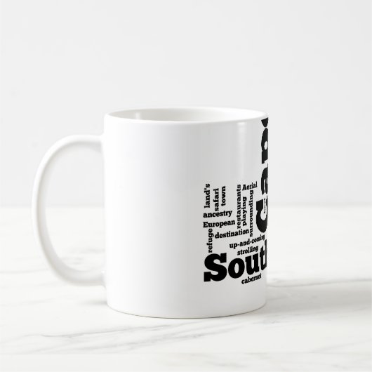 Kaapstad, Zuid-Afrika Koffiemok (Links)