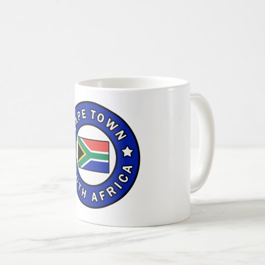 Kaapstad Zuid-Afrika Koffiemok (Voorkant rechts)