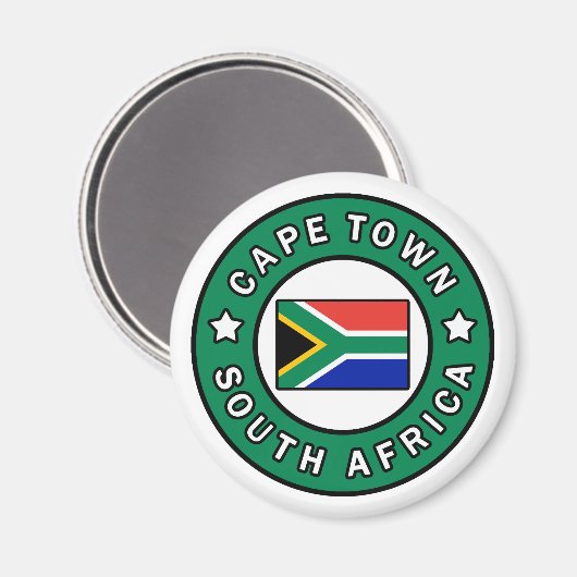 Kaapstad Zuid-Afrika Magneet (Voorkant / Achterkant)