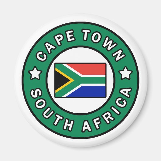 Kaapstad Zuid-Afrika Magneet (Voorkant)